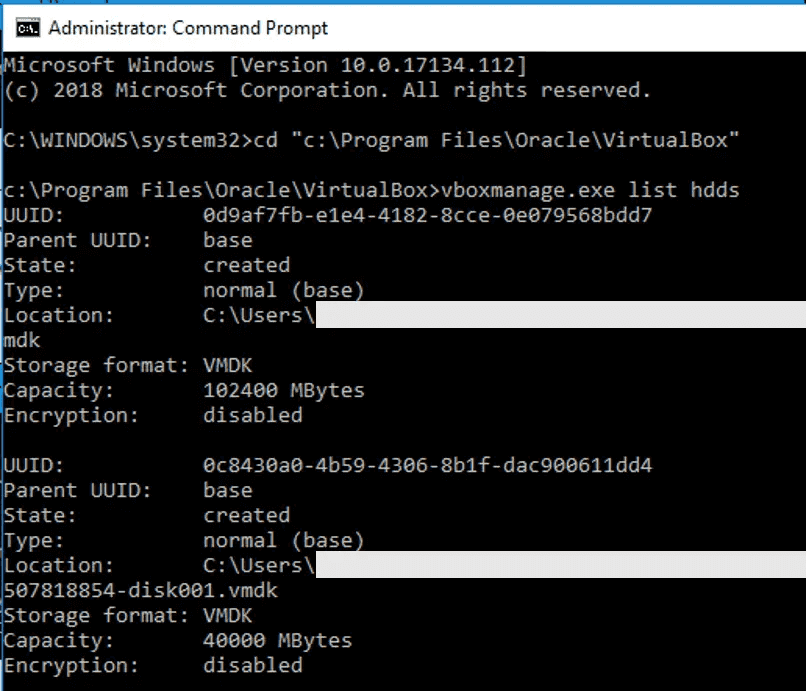 Compacting Windows 10 VMs and shrinking their VDI/VMDK disk images on